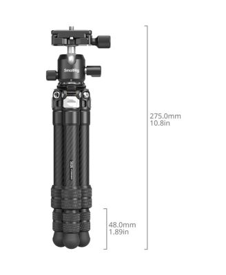 3-Section Carbon Fiber Pocket Tripod with Ball Head