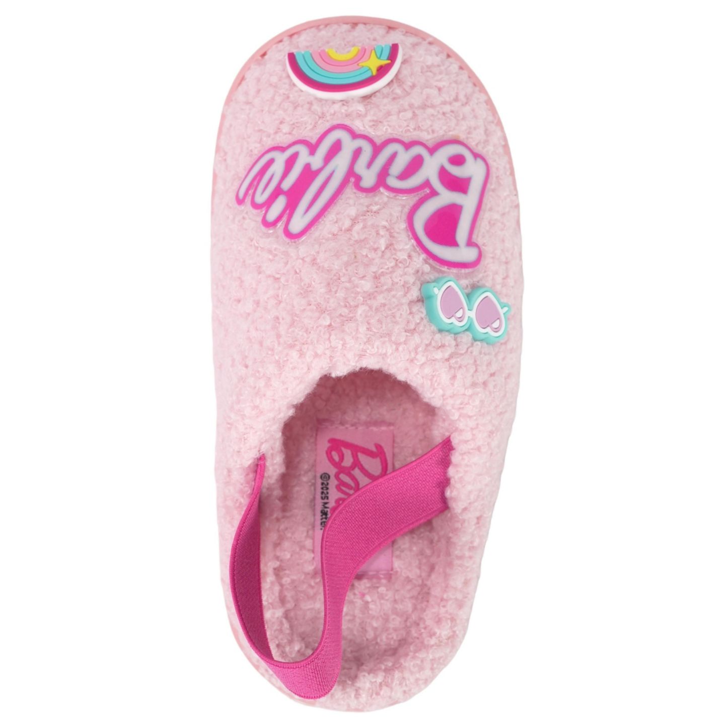 Тапочки Barbie Faux Fur Slip-On Slippers для девочек-малышей, цвет: Светлый розовый, вариант 1 — фото 7