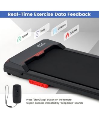 2.5HP Under Desk Treadmill with Remote Control and LED Display