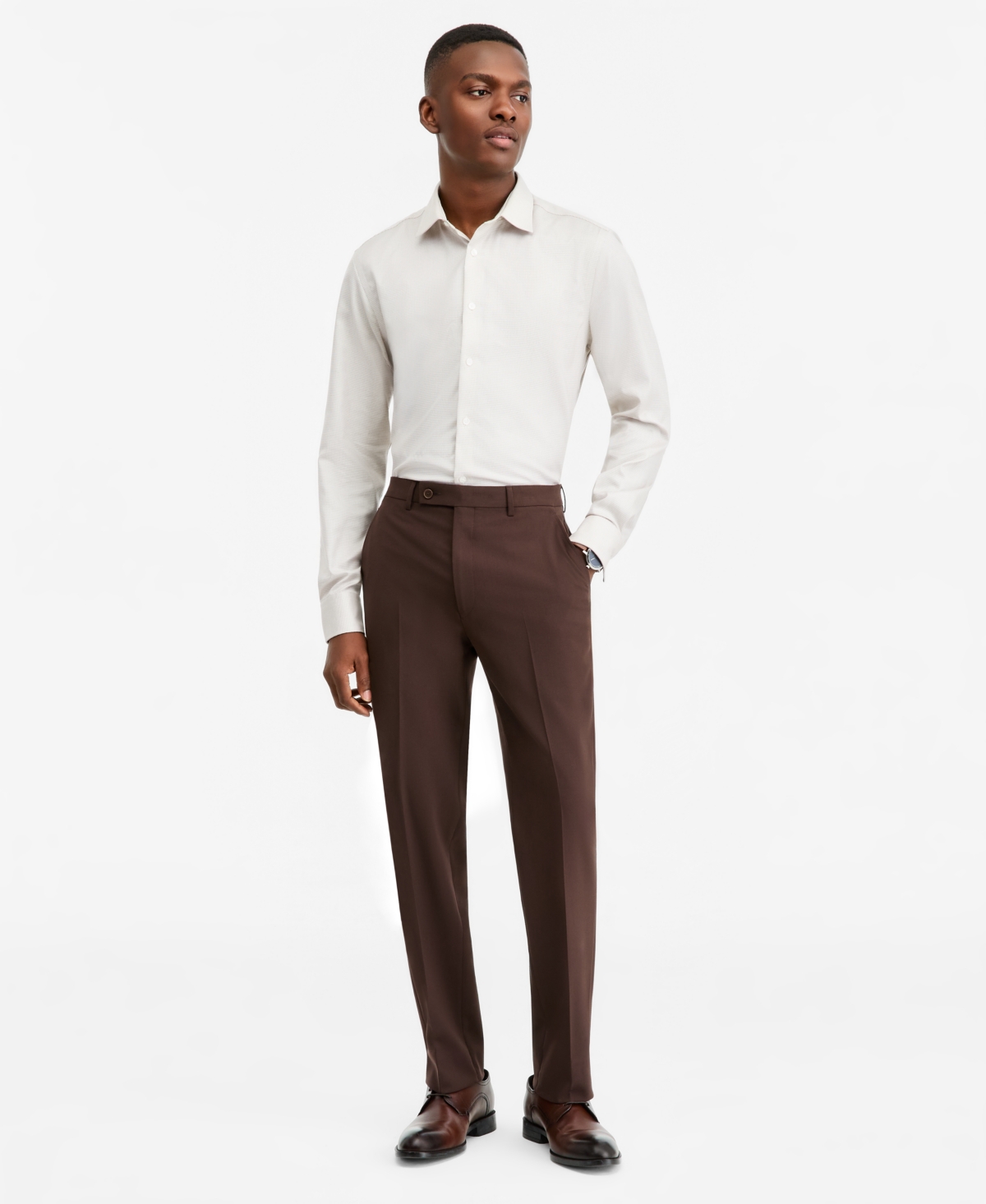 Calvin Klein Men's Slim-Fit Solid Dress Pants