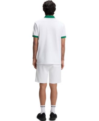 Men's Paddy Mexico Flag Trim Polo Shirt