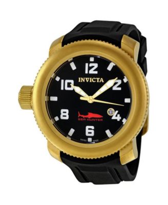 Men's 1545 Pro Diver Sea Hunter Quartz Black Dial Watch