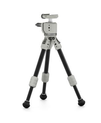 Tabletop Ball Head with 1-Stage Carbon Fiber Tripod Legs, Snow White