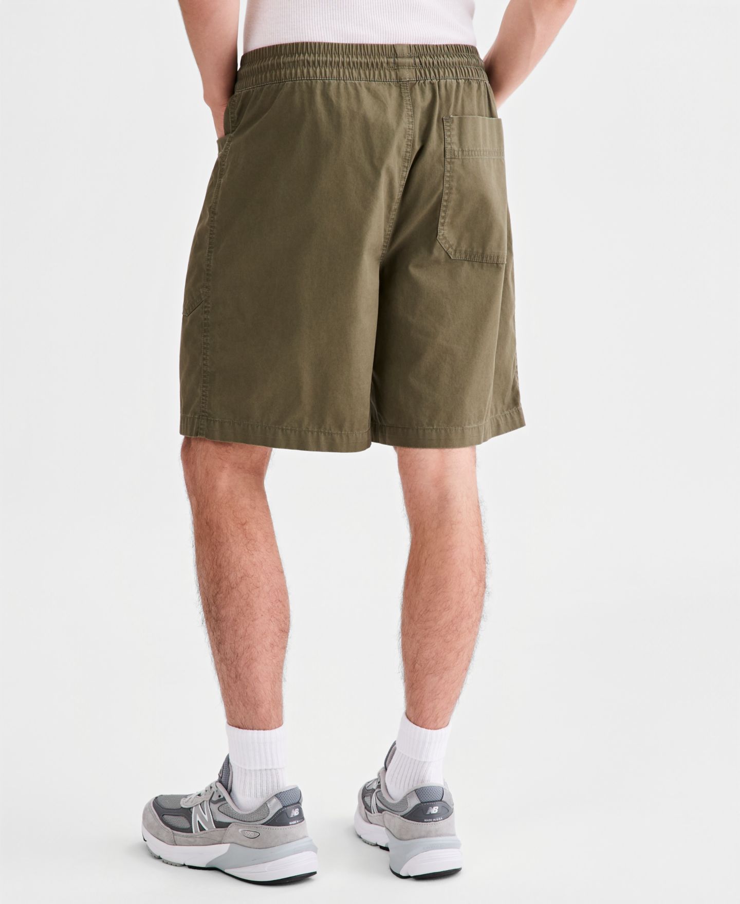 Мужские шорты Sun + Stone Josh Cotton 8" Pull-On, цвет: Тёмно-синий — фото 5