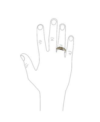 Two-Tone Celtic Dragon Knot Carbon Fiber Inlay Band Ring 8MM Titanium