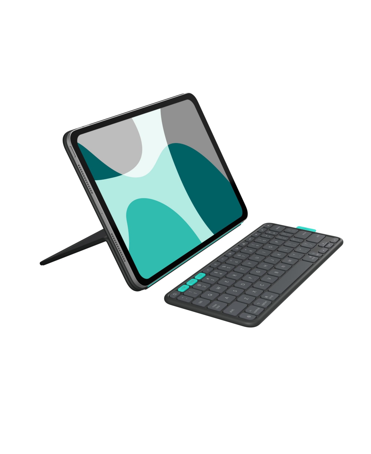 Logitech Folio Touch iPad Keyboard Case with Trackpad and Smart Connector for iPad Air 11-inch (M2 & M3), iPad Air (4th & 5th gen), Graphite - Dark Gr
