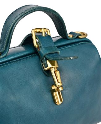 Doctor Small Leather Crossbody Satchel Bag
