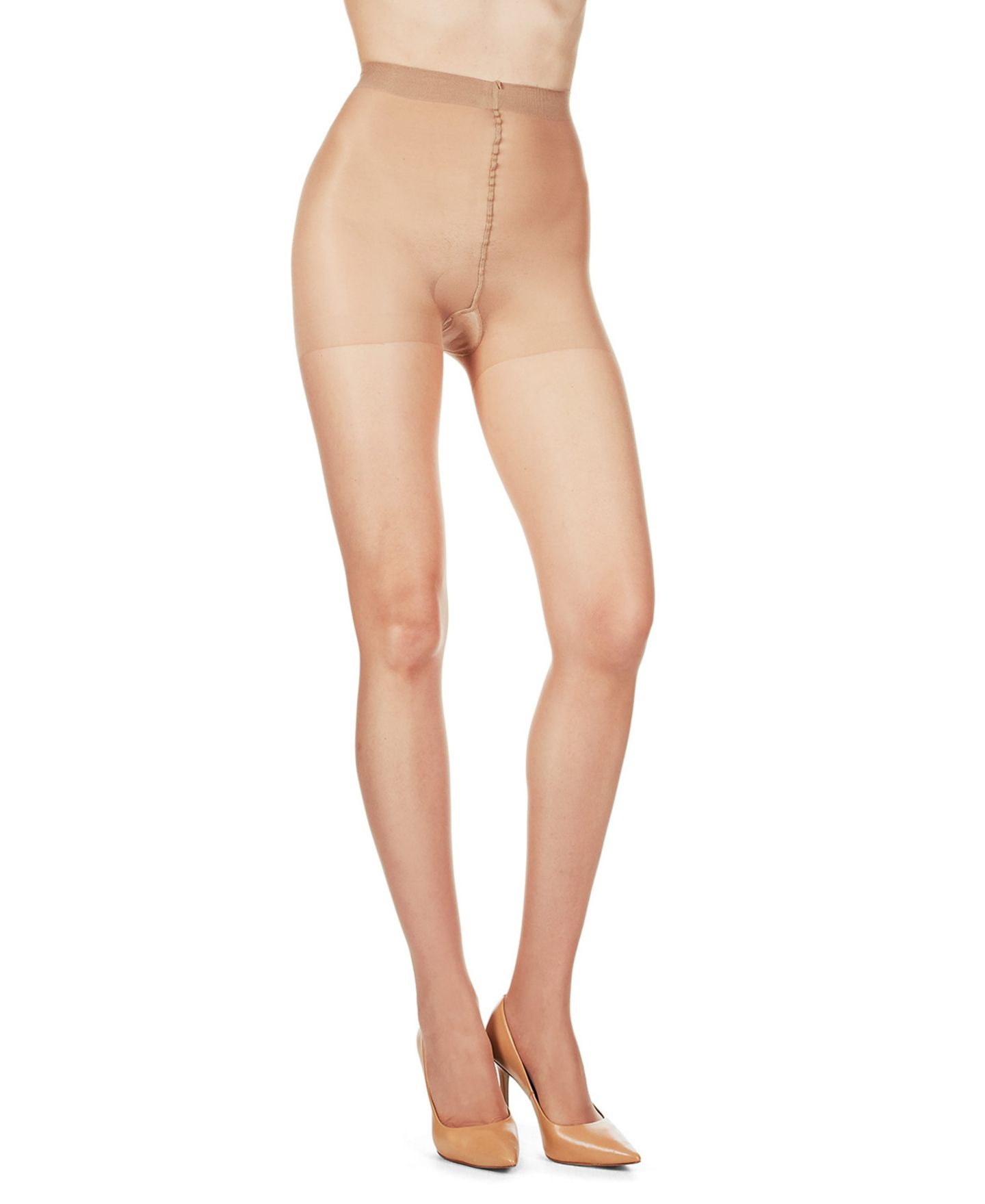 Женские колготки MeMoi Energizing Light Support Control Top Pantyhose, цвет: Медовый — фото 2