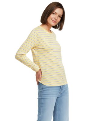 Women's Tall Supima Cotton Long Sleeve Crewneck T-Shirt