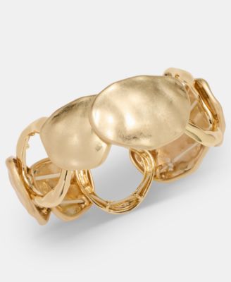 Disc & Circle Stretch Bracelet