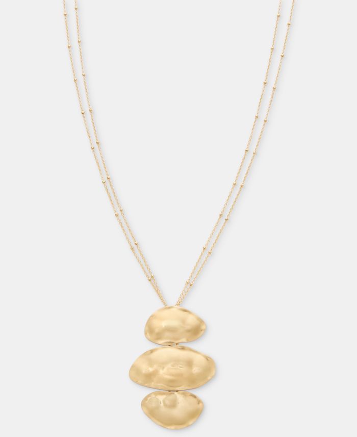 Style & Co Triple Pendant Necklace, 36" + 3" extender