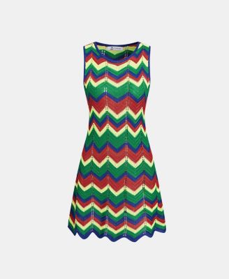 Women's Main Attraction Chevron Mini Beach Dress