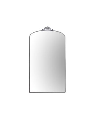 36x66 Inch Vintage Ornate Arched Full Length Floor Mirror Metal Framed Dressing Mirror for Bedroom Living Room Entryway