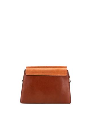 Medium Faye Shoulder Bag Leather and Suede