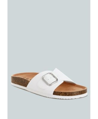 Women's Aranda Buckled Slide-On Sandals