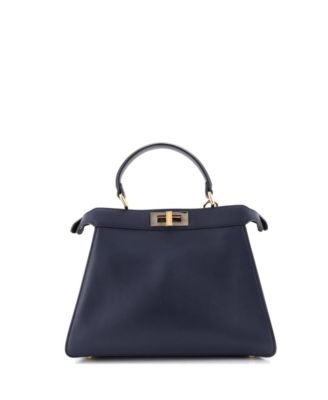 Medium Peekaboo ISeeU Bag Leather