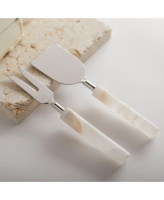 The Collective, Santo Alabaster Cheese Tools - Set of 2