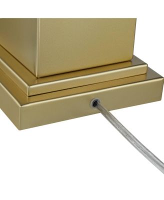 Traditional Table Lamps Tall Set of 2 Metal Empire Open Cage Pedestal Living Room Bedroom House Bedside