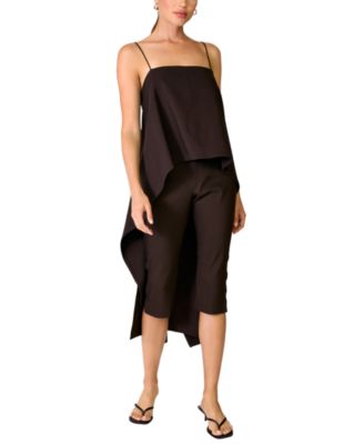 Women's Square Neck Sleeveless Top