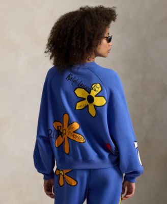 Women's Floral Graphic Crewneck Sweatshirt
