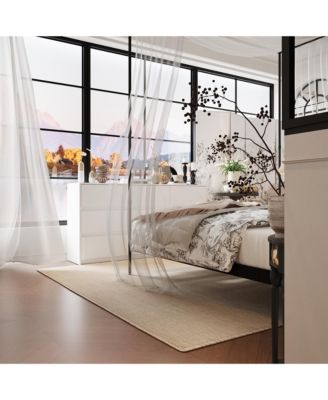 63" 9-Drawer Wooden Dresser with Elegant Design – Bedroom Storage Chest