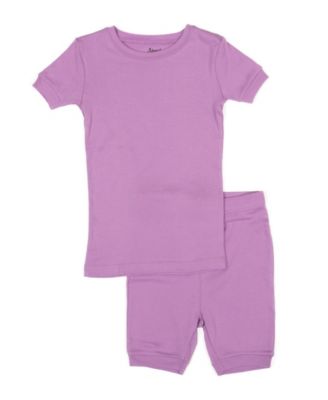 Kids Matching Family Two Piece Cotton Short Sleeve Shirt and Shorts Pajamas