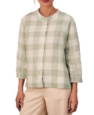 Women's Check Swing Blouse