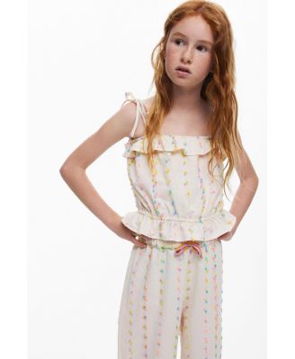 Girls Girls's Pom-pom strap top