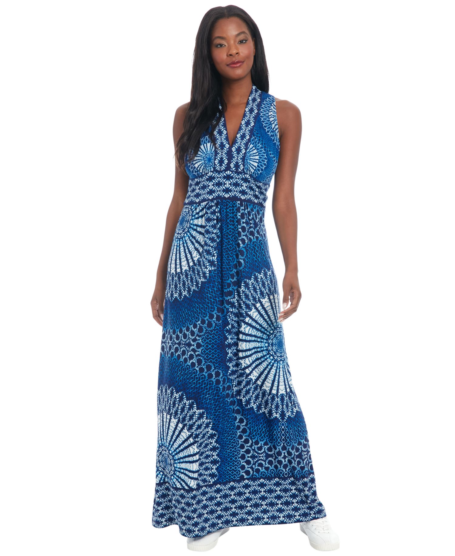 Women's V-Neck Maxi Dress