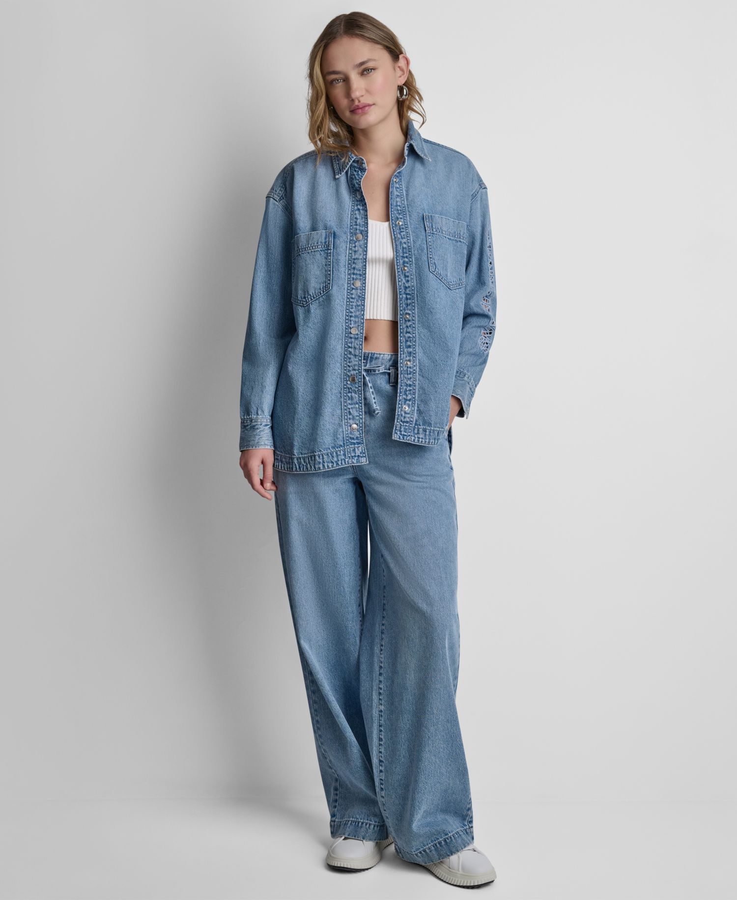 Women's Long-Sleeve Oversized Shirt