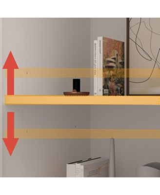 Dresser with 4 Doors and Deep Drawer, Side Cabinet for Bedroom, Living Room