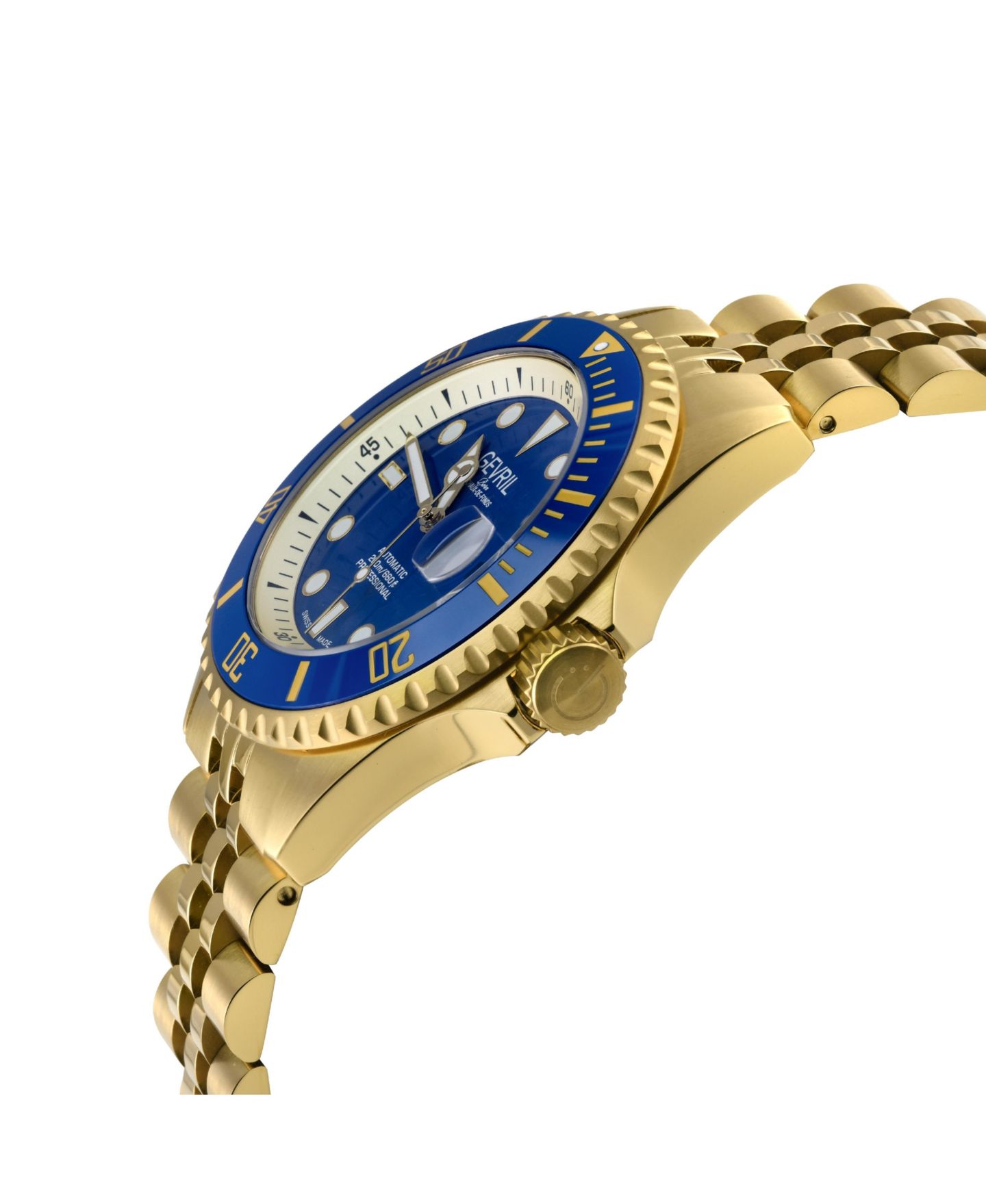 Мужские часы Gevril Wall Street Swiss Automatic IP Bracelet Watch — фото 3
