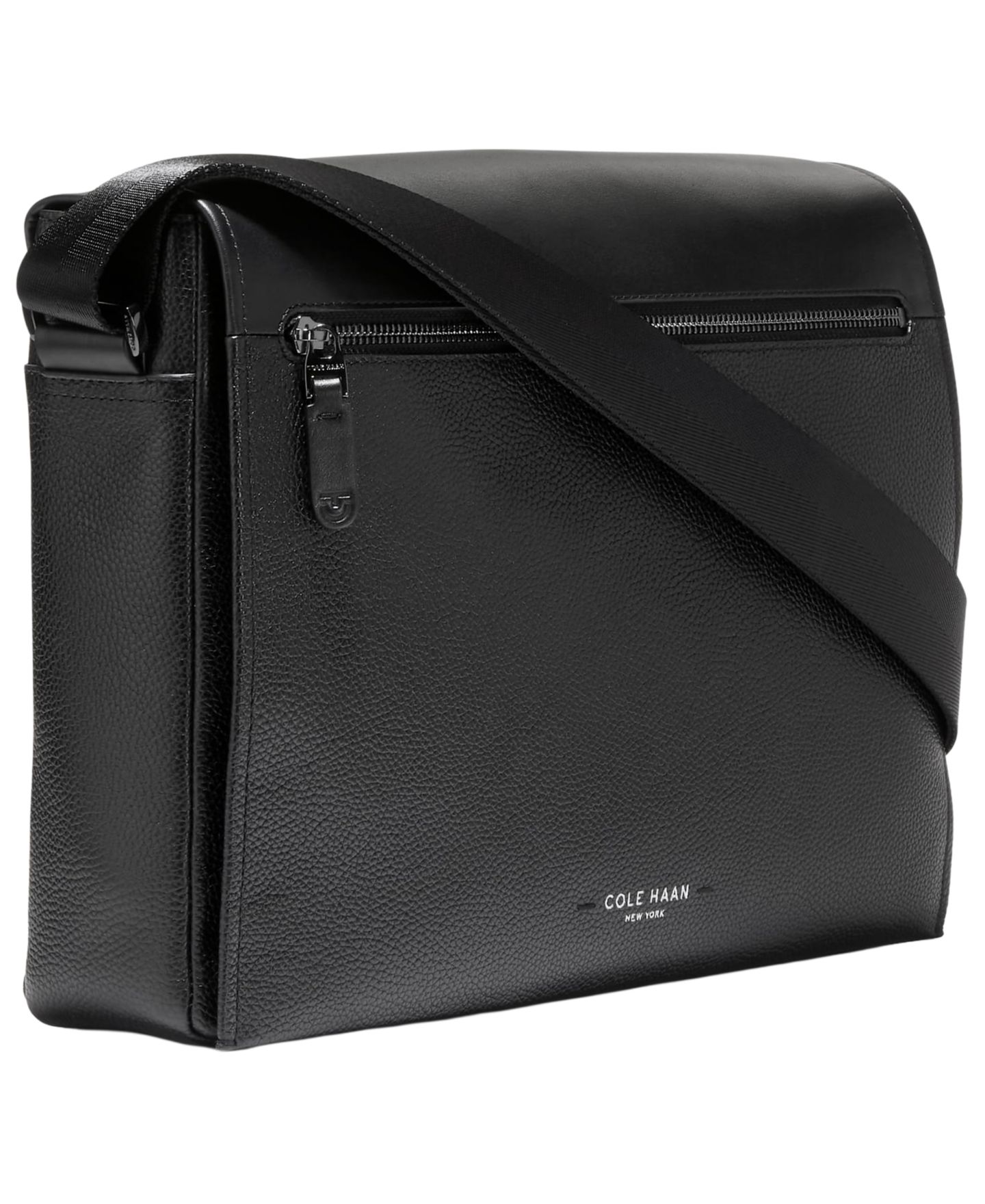 Мужская сумка Cole Haan Damon Messenger, цвет: Чёрный — фото 3