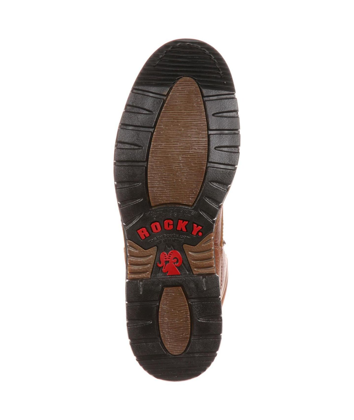 Мужские ботинки ROCKY Original Ride Lacer Waterproof Western, цвет: Рыжевато-коричневый — фото 3