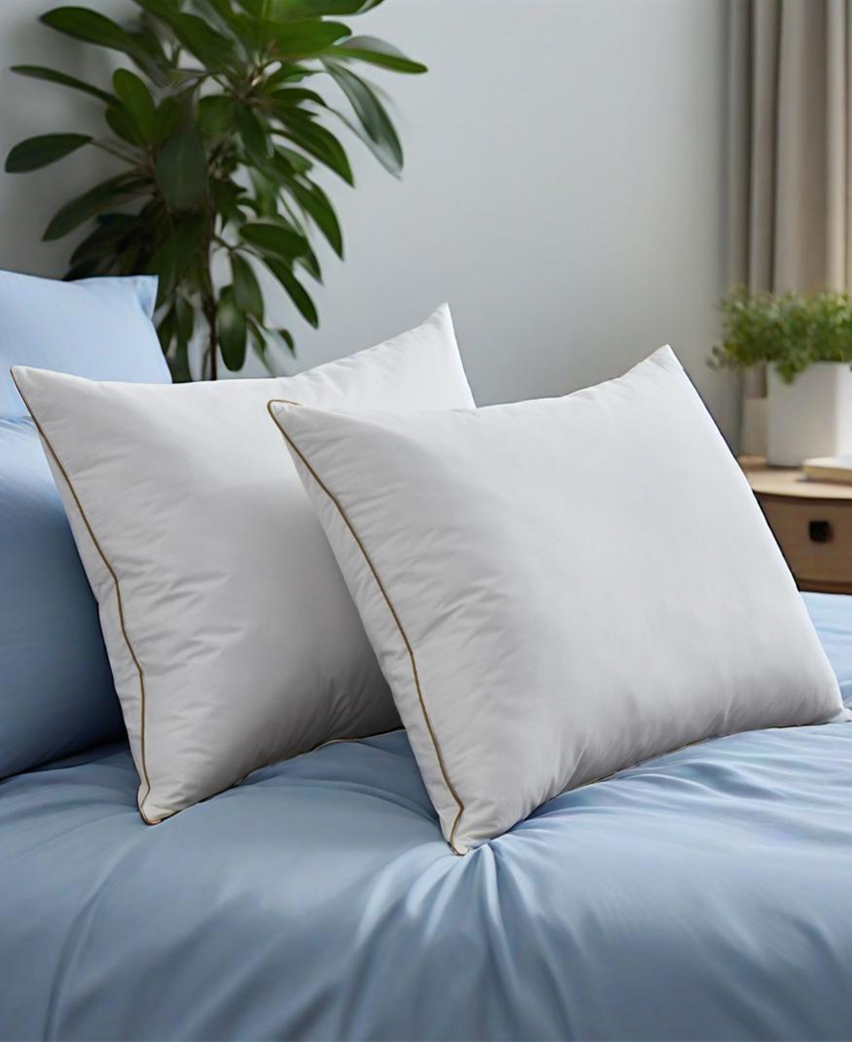 Unikome Supportive Sleep Goose Feather 2-Pack Pillow