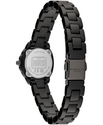 Women's Kitt Black Ceramic Bracelet Watch, 21mm