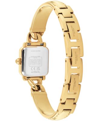 Women's Cass Gold Tone Stainless Steel Bangle Bracelet Watch, 18mm