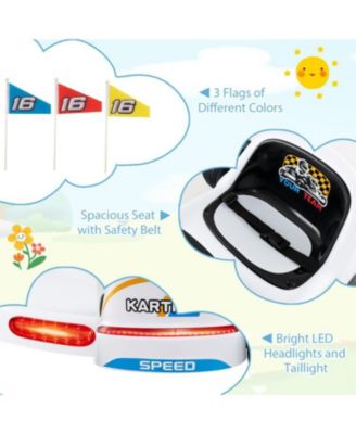 12V Electric Go Kart for Kids with Remote Control and Music