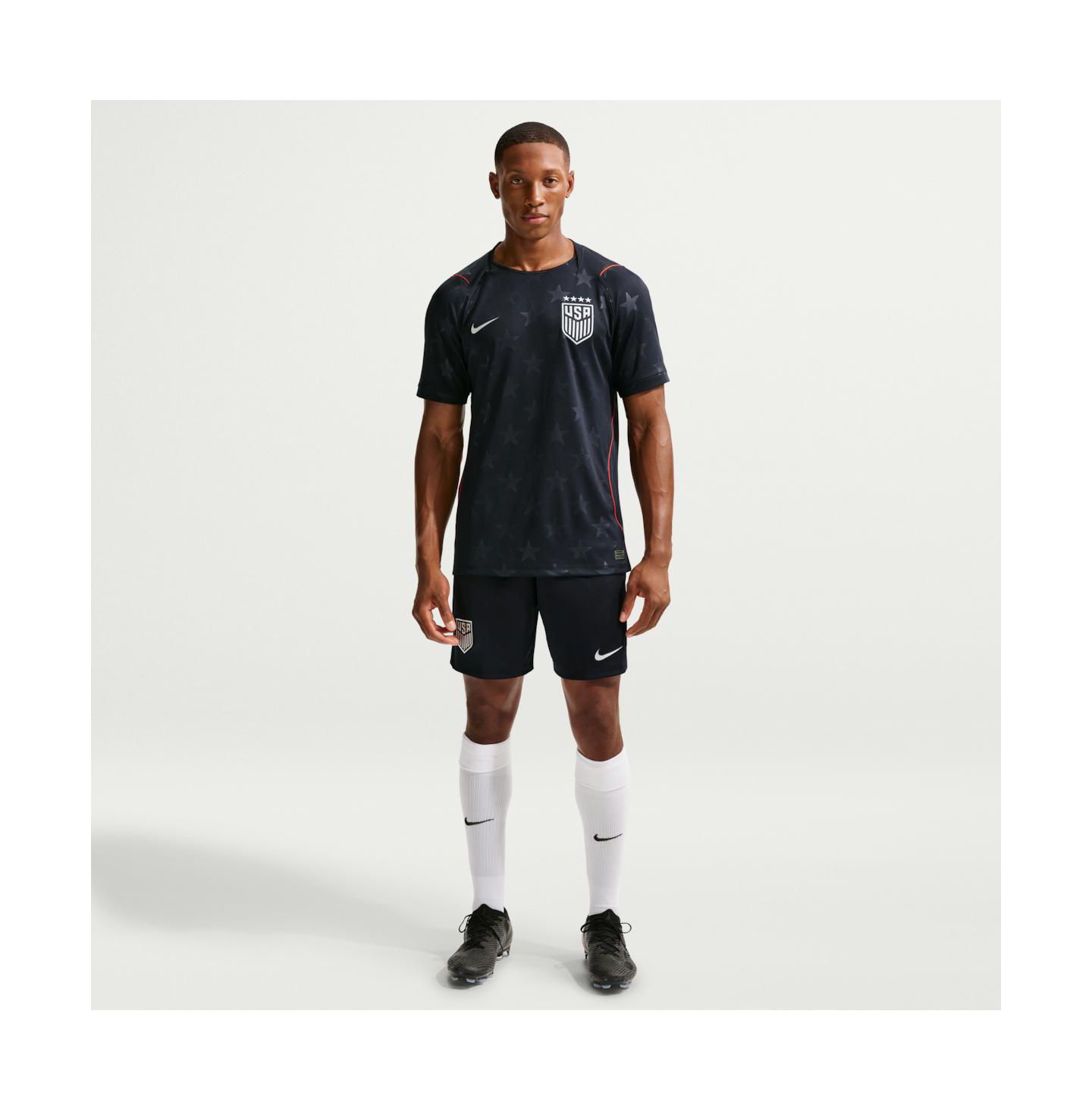 Мужские шорты Nike Blue Usmnt 2026 Stadium Away Dri-FIT Replica — фото 3