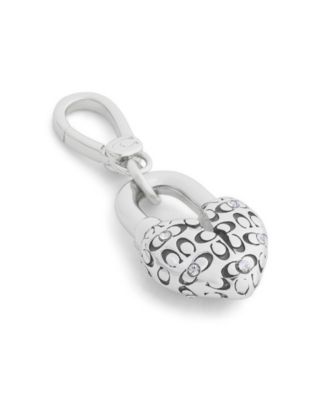 Faux Stone Collectible Signature Quilted C Broken Heart Jewelry Charm