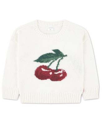 Girls' Cherry Oversized Sweater