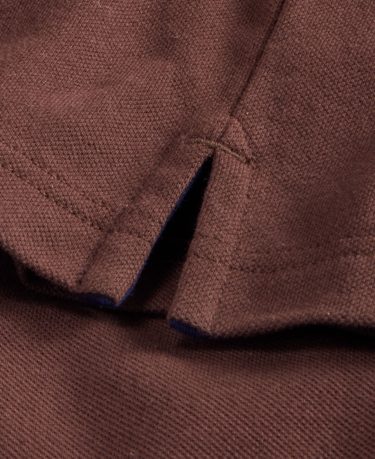 Мужское поло Club Room Regular-Fit Tipped Performance Polo Shirt, цвет: Тёмный коричневый — фото 6