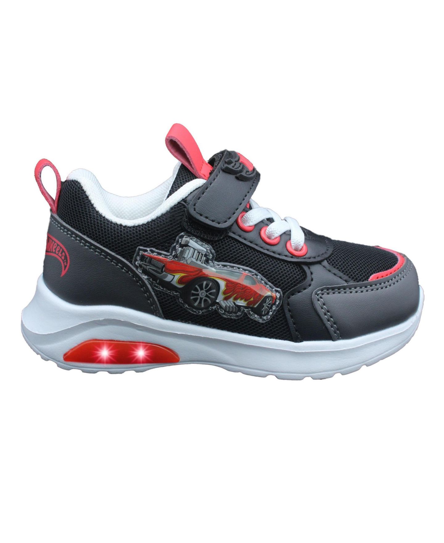 Детские кроссовки Hot Wheels со световыми эффектами, цвет: Чёрный — фото 2