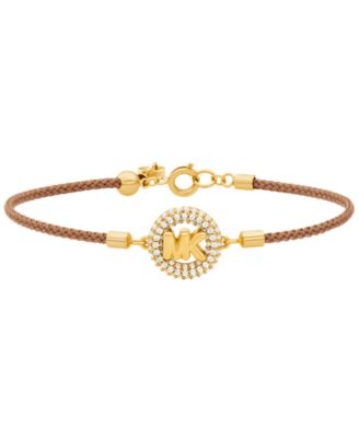 Pave Logo Cord Bracelet