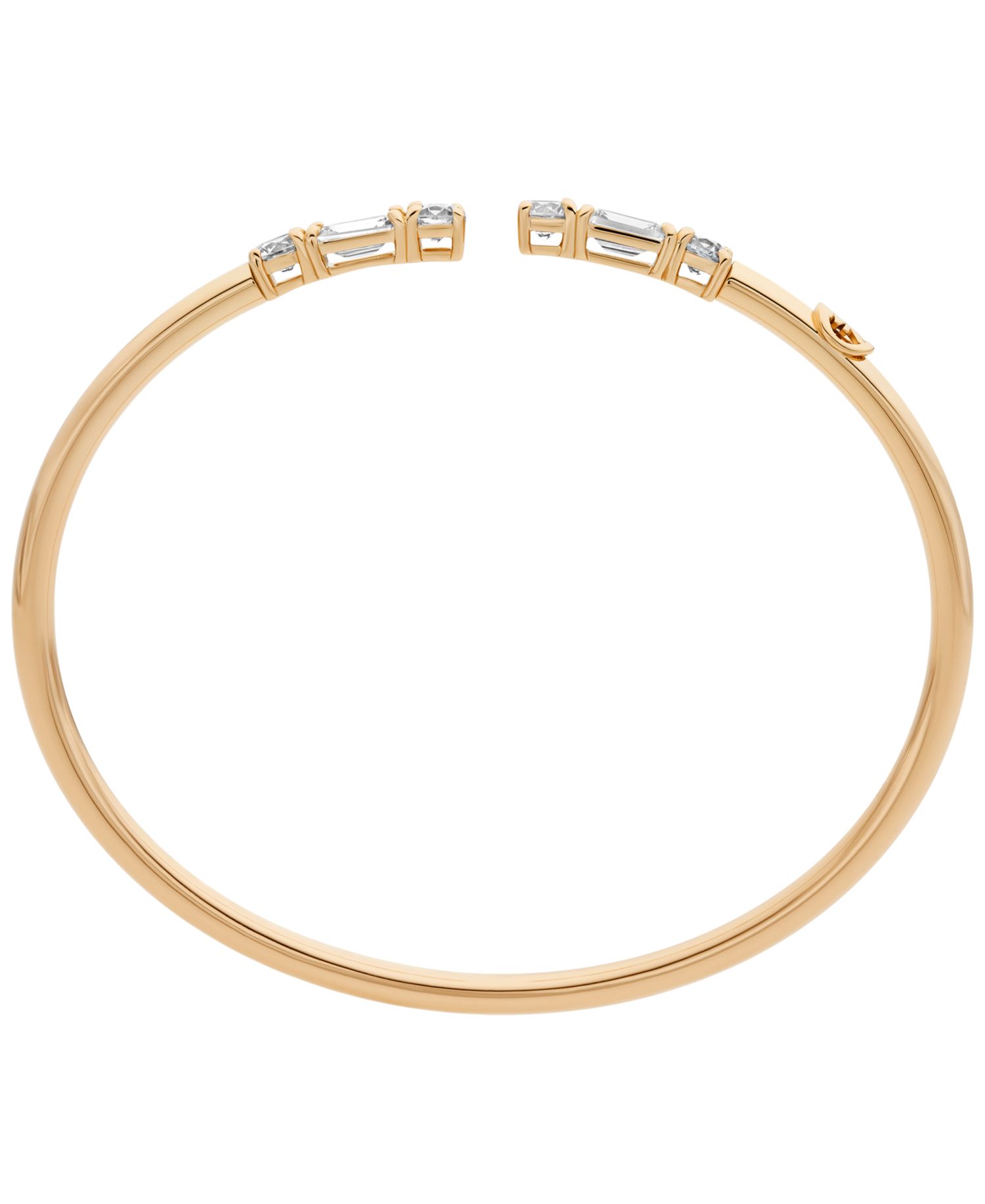 Mixed Cut Flex Cuff Bracelet