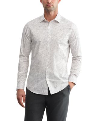 Men's Cool Max Fiber Spread Collar Dress Shirt