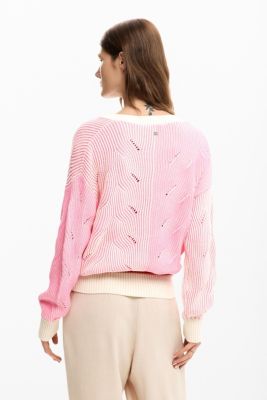 Women's Two-tone knitted sweater