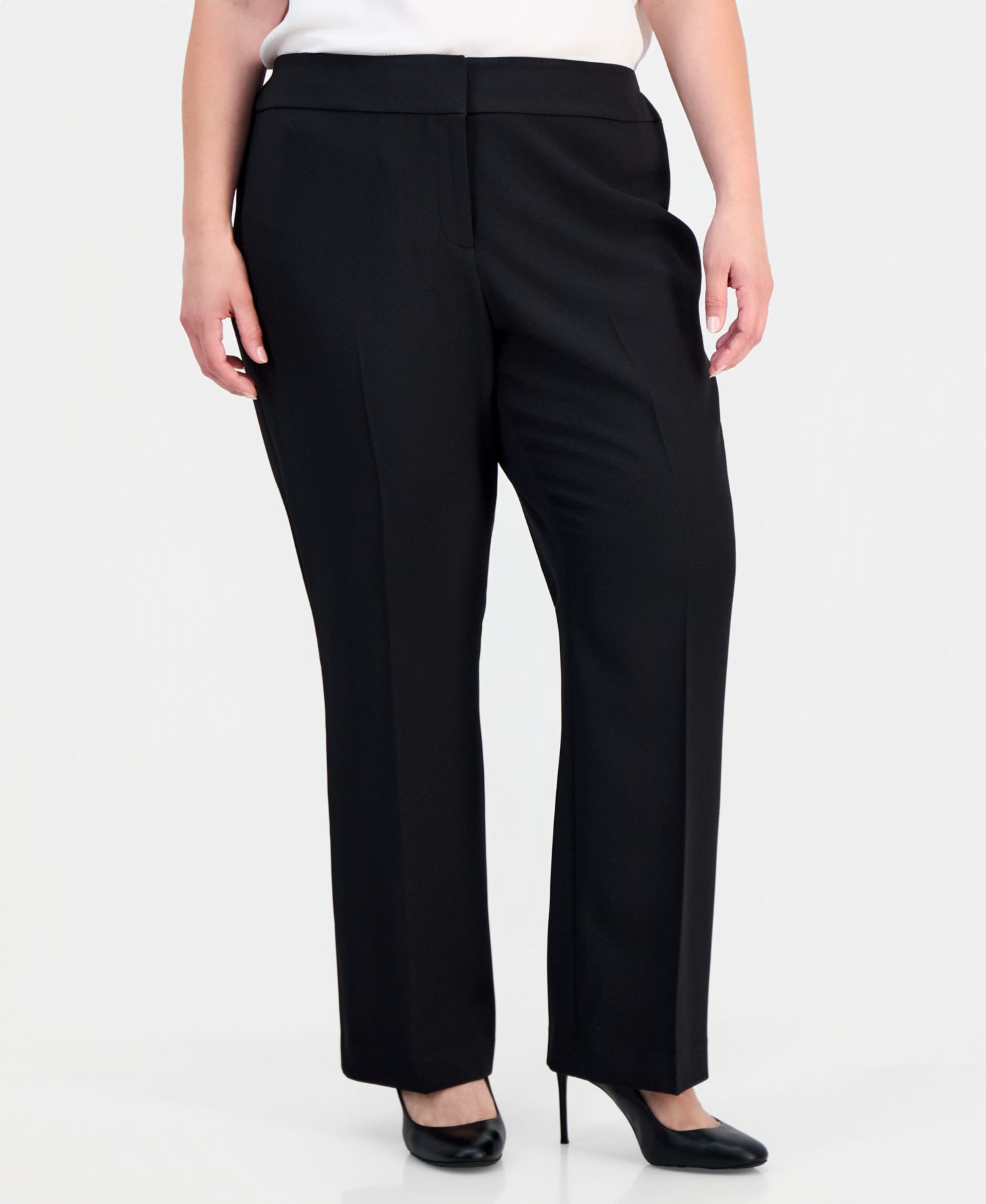Plus Size High Rise Bootcut Pants