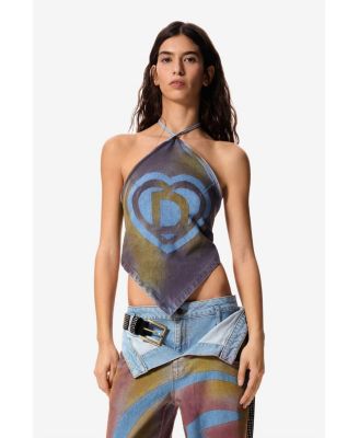 Women's Denim blouse Masha Popova