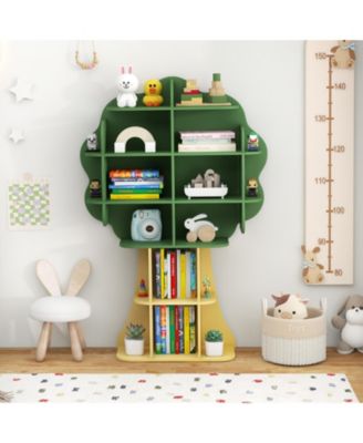 Kids Bookcase Toy Storage Organizer with Open Shelves